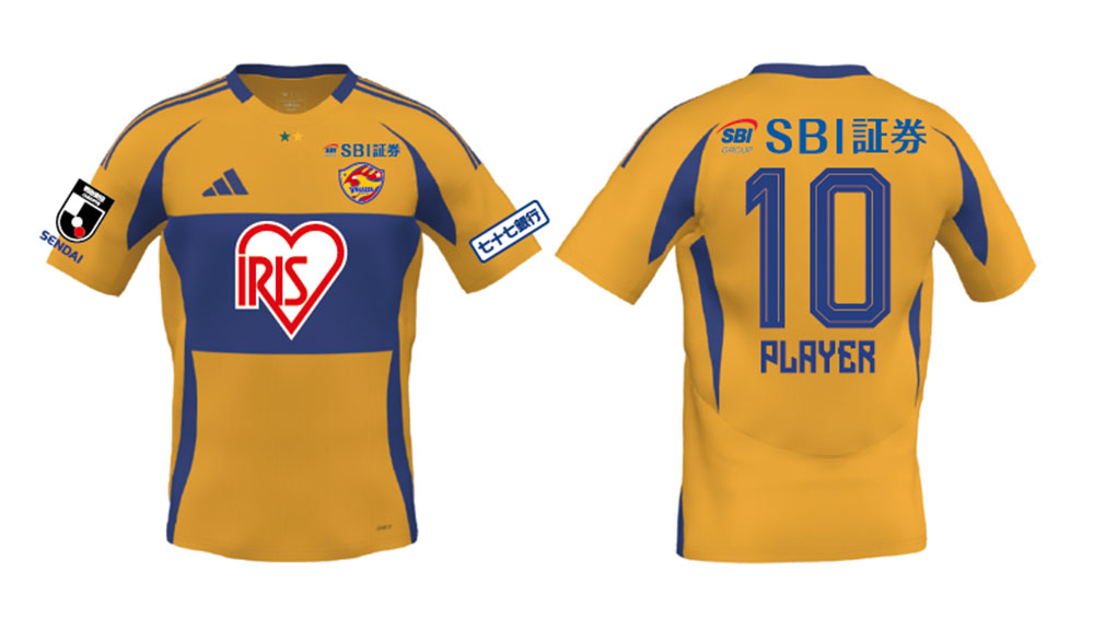 株式会社SBI証券 2025シーズンユニフォームパートナー(背中・胸上部