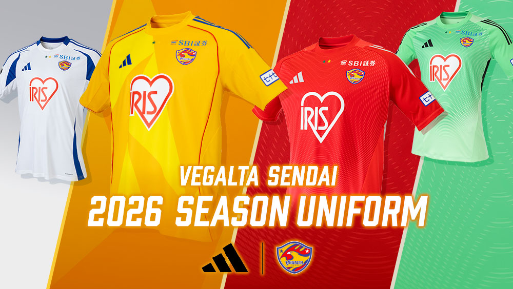 ASICS・2009/10 昇格記念　ベガルタ仙台ユニフォーム 明治安田J2・J3百年構想リーグ 2026オーセンティックユニフォーム