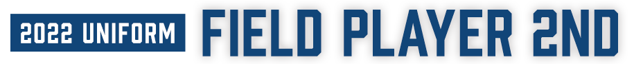 フィールドプレイヤー 2NDユニフォーム