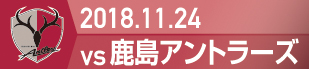 2018.11.24 鹿島アントラーズ戦の実施報告を別ウインドウで開きます