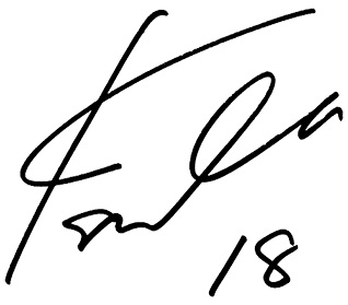 選手サインを紹介しています