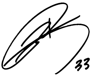 選手サインを紹介しています